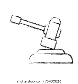 Gavel justice symbol