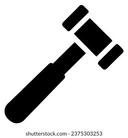 Plantilla de logotipo de vectores de icono de la ley de martillo