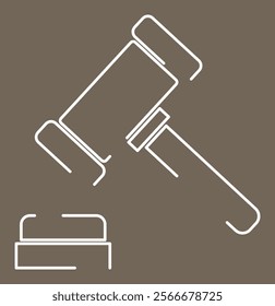 Gavel set icons. Judge gavels collection flat icon. Auction hammer icon. Gavel Icon, Gavel symbol Vector, different style. Court tribunal symbol design eps 10