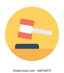 Gavel Vector Icon