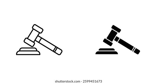 Gavelicons for ui. vector illustration