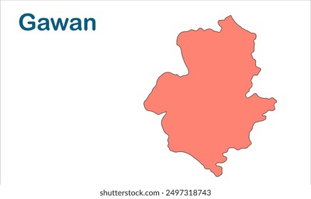 Gawan subdivision map, Giridih District, Jharkhand state, Republic of India, Government of Jharkhand, Indian territory, Eastern India, politics, village, tourism