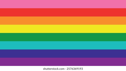 Gay 8 Rainbow Flag (LGBTQ) High Quality Vector Illustration