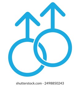 gay colored icon. illustration vector graphic of gay.