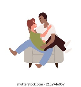 gay couple, isolated white background