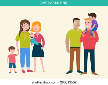 Gay Families, Happy Family, Making Fun, Couple With Kids 