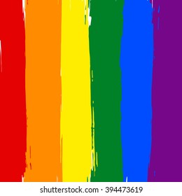 Gay flag or LGBT vector flag sign. Gay culture symbol. 