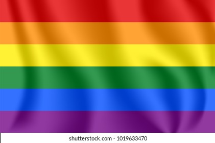 what is the gay flag look like