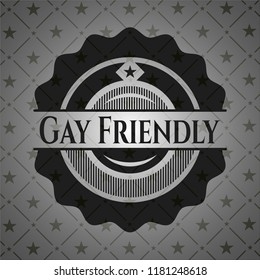 Gay Friendly dark emblem