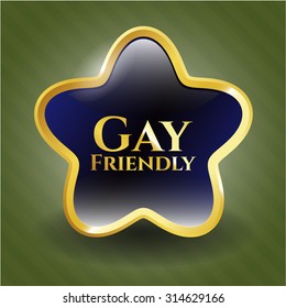Gay Friendly shiny emblem