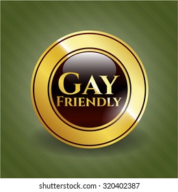 Gay Friendly shiny emblem