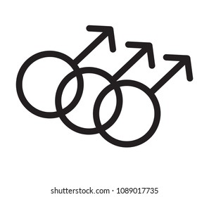 gay icon vector