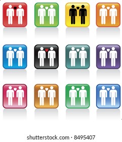 gay men love button pack
