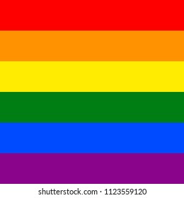 gay pride colorful rainbow flag vector art