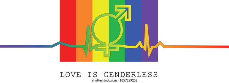 Gay pride concept. LGBTQ + Flag