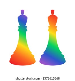 Gay Pride. LGBT concept. Vector colorful illustration. Sticker, patch, t-shirt print, logo design. LGBT graphic symbol