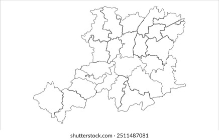 Gaya District map outline, Gaya District, Bihar State, Republic of India, Government of Bihar, Indian territory, Eastern India, politics, village, tourism