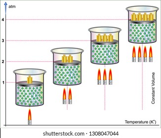 Gay-Lussac's law (law of pressure–temperature)
