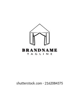 gazebo logo icon design vector modern creative illustration