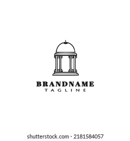 gazebo logo icon design vector modern creative illustration