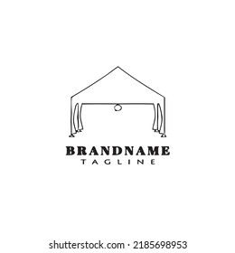 gazebo logo icon design vector modern creative illustration