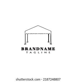 gazebo logo icon design vector modern creative illustration