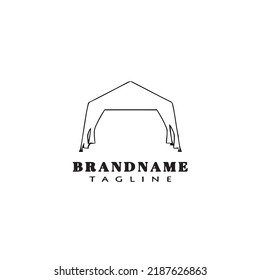 gazebo logo icon design vector modern creative illustration
