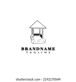 gazebo logo icon design vector modern creative illustration