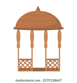 Gazebo Vector Illustration - 02