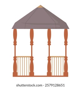 Gazebo Vector Illustration - 08