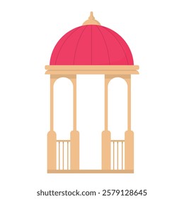 Gazebo Vector Illustration - 09