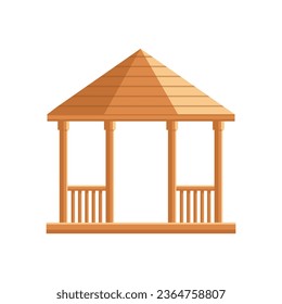 gazebos design vector icon flat modern illustration