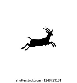 gazella vector icon. gazella sign on white background. gazella icon for web and app