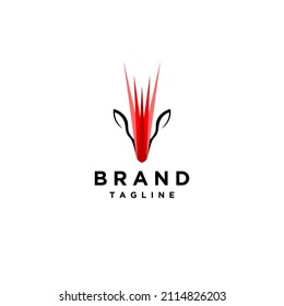 Gazelle Red Beam Logo Design