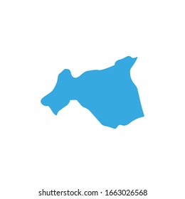 Gaziantep region map, country of Turkey