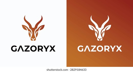 Gazoryx logo featuring horns symbol