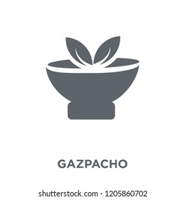 Gazpacho icon. Gazpacho design concept from Spanish Food collection. Simple element vector illustration on white background.