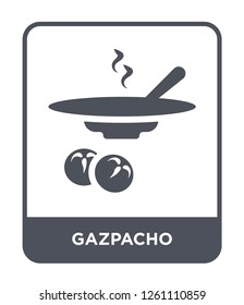 gazpacho icon vector on white background, gazpacho trendy filled icons from Culture collection, gazpacho simple element illustration