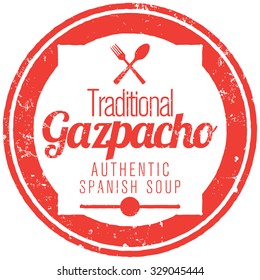 gazpacho soup stamp