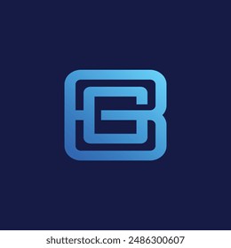 GB, BG, G, B, Abstract Logo Monogram