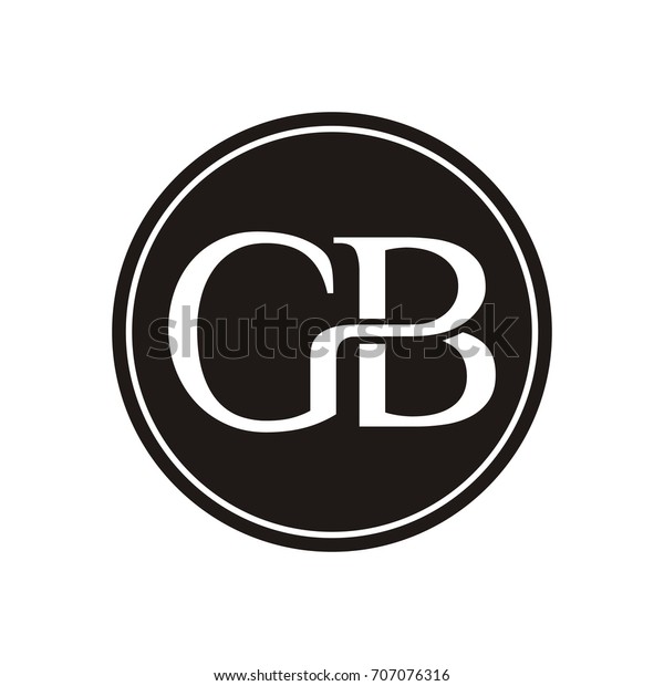 Gb Bg  Letter Logo  Template Design image vectorielle de 