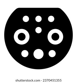 GB charger port solid icon, Electric car concept, Electric Car charging plug sign on white background, GB T, China connector icon in glyph style for mobile and web design. Vector graphics