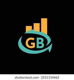 GB Plantilla de diseño de logotipo financiero, GB logotipo financiero, GB Vector de tecnología