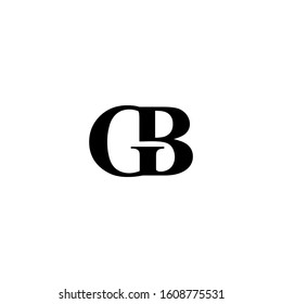 GB G B logo icon design template elements
