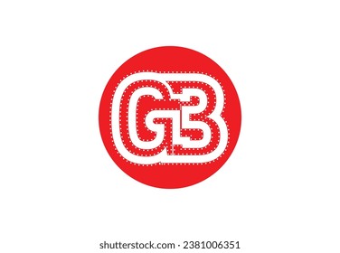 GB or G3 letter logo and icon design template