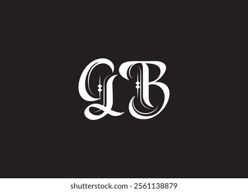 GB initial letter logo design and minimalist logo