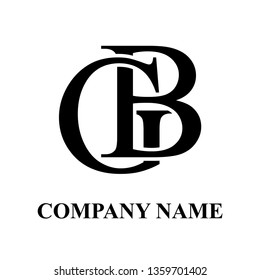 GB initial logo design - Vector