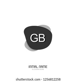GB Initial logo template vector