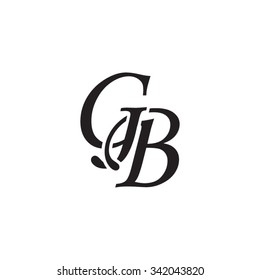 GB initial monogram logo