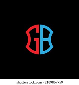 GB letter logo creative design with vector graphic, Abc simple and modern logo design.